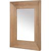 SAFAVIEH Couture Collection – Ingall Natural Wood Rectangle Mirror(Natural)