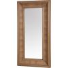 SAFAVIEH Couture Collection – Kaya Black Wood Rectangle Mirror(Natural)