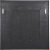SAFAVIEH Couture Collection – Kaya Black Wood Square Mirror(Black)