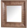 SAFAVIEH Couture Collection – Kaya Black Wood Square Mirror(Walnut)