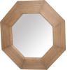 SAFAVIEH Couture Collection – Lacarlo Walnut Wood Octagon Mirror(Natural)