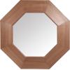 SAFAVIEH Couture Collection – Lacarlo Walnut Wood Octagon Mirror(Walnut)