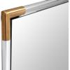 SAFAVIEH Couture Collection Amina Gold/Clear Acrylic 35-inch Square Decorative Wall Mirror