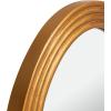 SAFAVIEH Couture Collection Jeanelle Gold 23 x 45-inch Oval Decorative Wall Mirror