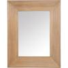 SAFAVIEH Couture Collection – Ingall Natural Wood Rectangle Mirror(Natural)