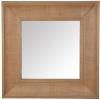 SAFAVIEH Couture Collection – Kaya Black Wood Square Mirror(Natural)