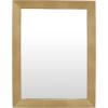 SAFAVIEH Couture Collection Veronika Brass 40 x 52-inch Rectangle Decorative Wall Mirror