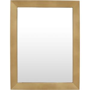 SAFAVIEH Couture Collection Veronika Brass 40 x 52-inch Rectangle Decorative Wall Mirror