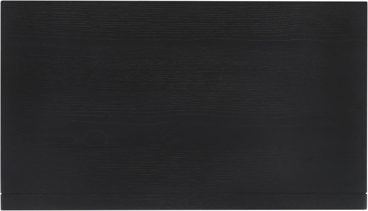 image:imageSAFAVIEH Couture Collection Darnell Medium Oak Nightstand 1 Drawer with Storage Shelf Fully Assembled Modern Bedroom Accent Table SFV2152CBlack