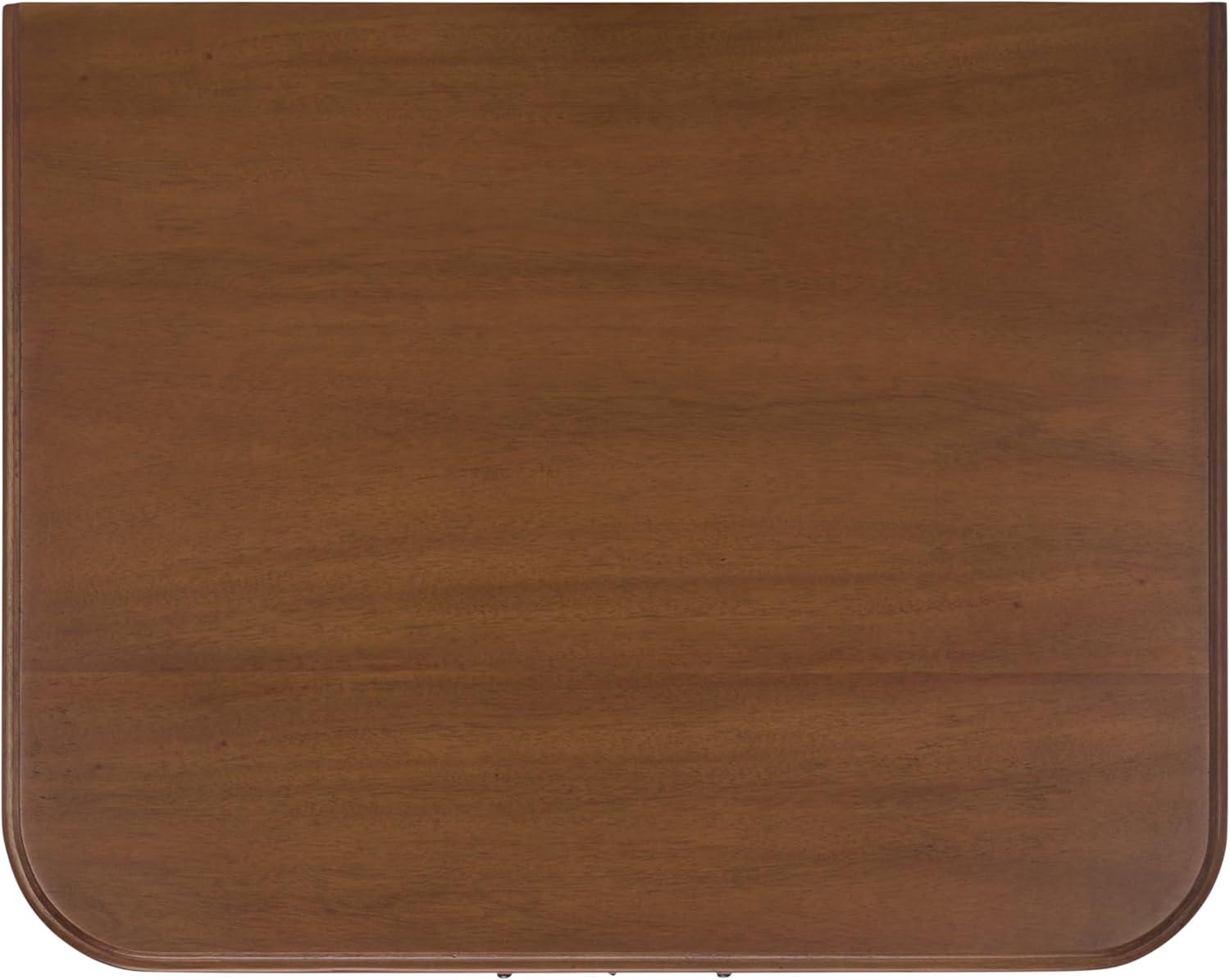 image:imageSAFAVIEH Couture Collection Jessy Walnut amp Black 3 Drawer Bun Foot Nightstand Solid Wood Bedroom Furniture Fully Assembled SFV7725AWalnutBlack