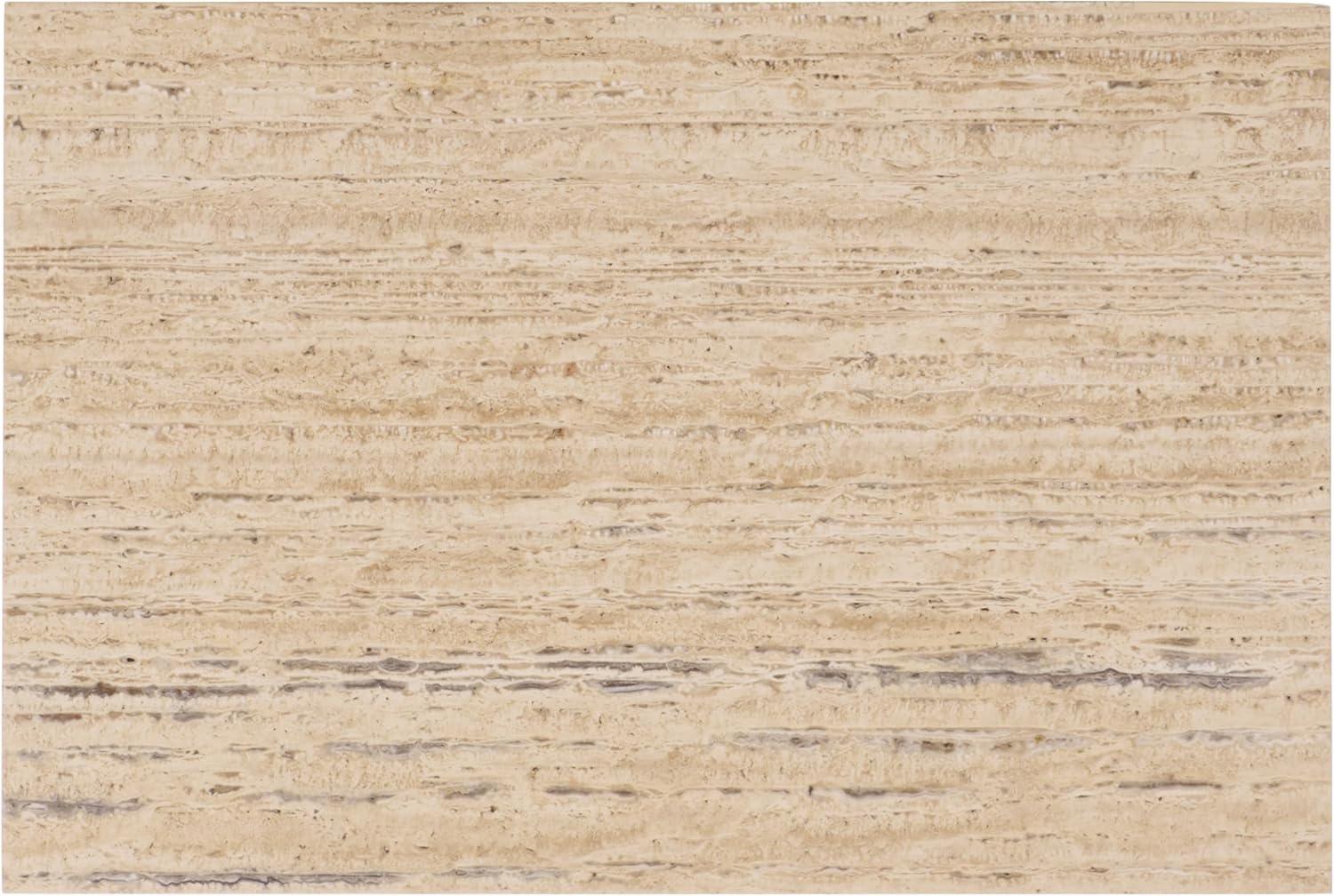 image:imageSAFAVIEH Couture Collection Kaylissa Walnut amp Travertine Top 2 Drawer Nightstand Solid Wood Bedroom Furniture Fully Assembled SFV9757ATravertineWalnut