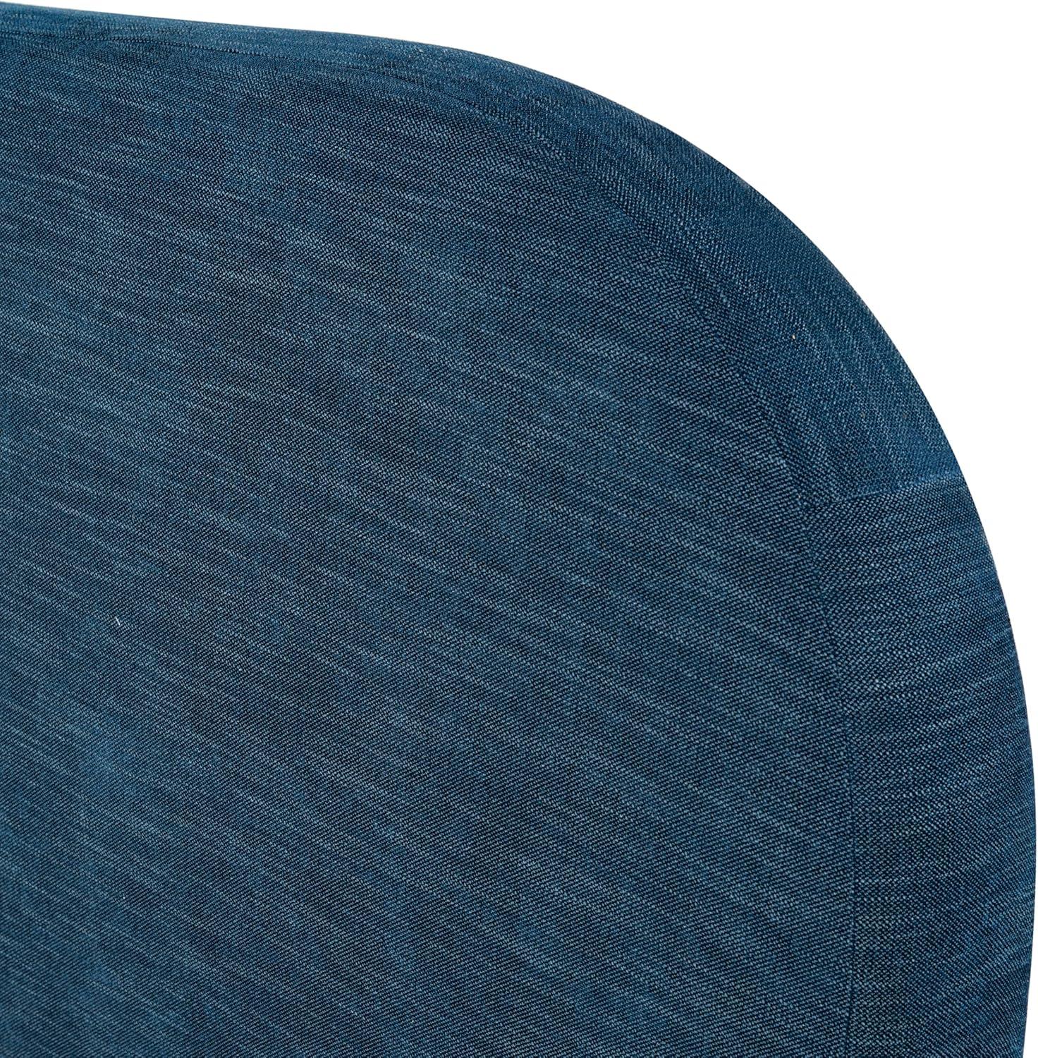 image:imageSAFAVIEH Couture Collection Beccarose Light BrownWalnut Velvet Queen Size BedNavyNatural