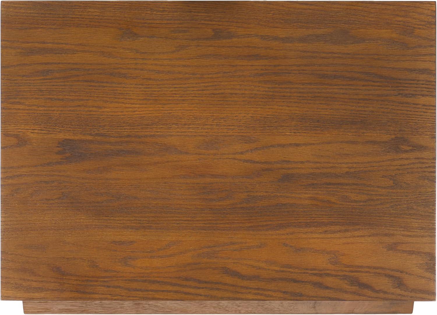 image:imageSAFAVIEH Couture Collection Deirdra Medium Oak 1Drawer 1 Shelf Nightstand Fully AssembledMedium Oak