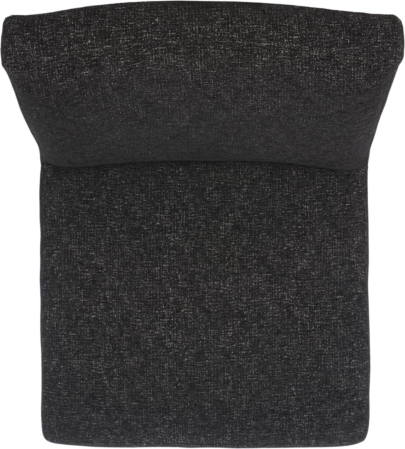 image:imageSAFAVIEH Couture Collection Jenette Black BoucleSilver Leg Dining Chair Fully AssembledBlackSilver Linen