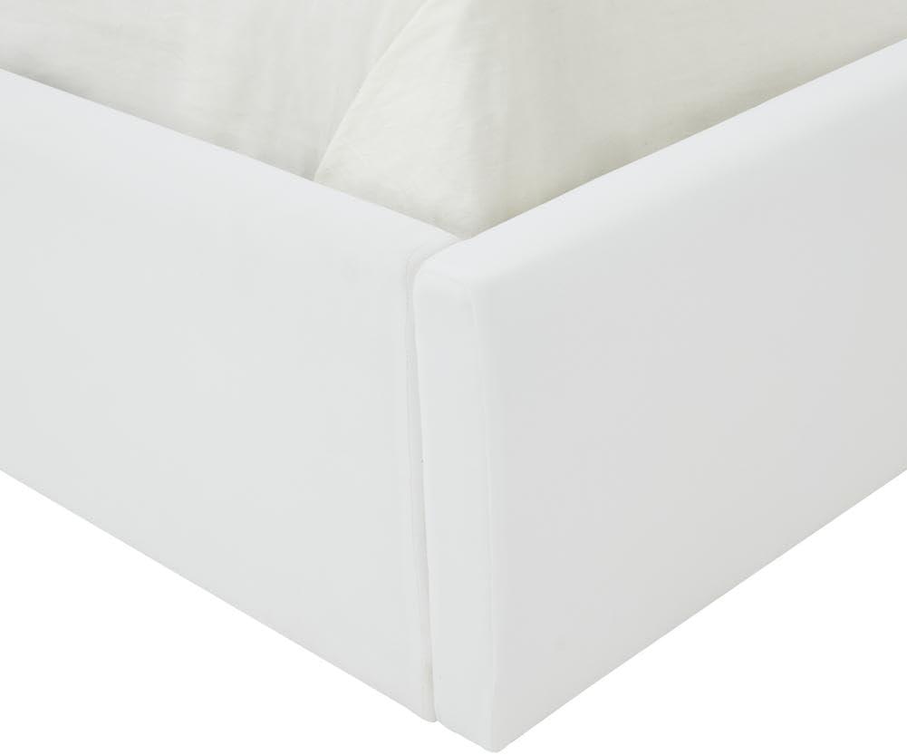 image:imageSAFAVIEH Couture Collection Rosita LowProfile Ivory Tufted Upholstered Queen Bed Ideal for Bedroom Guest RoomIvory K