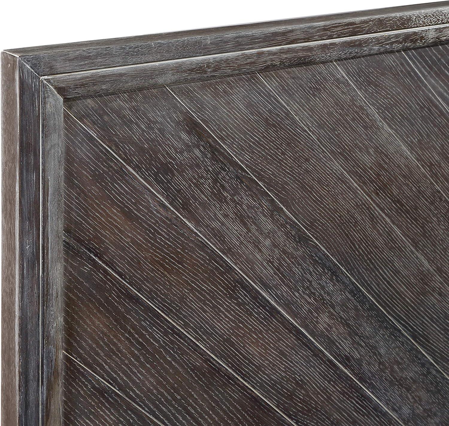image:imageSAFAVIEH Couture Home Collection Almira Grey Wood Headboard No Box Spring Required Queen Bed SFV4116AQ2BXGrey