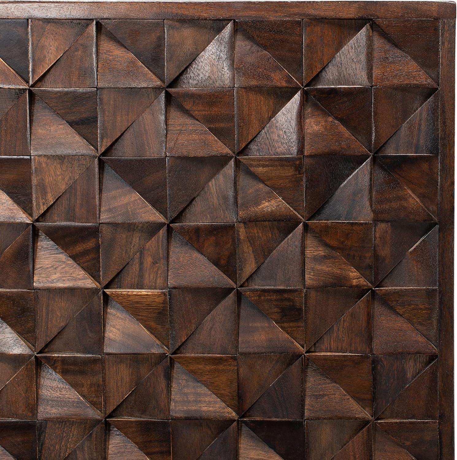 image:imageSAFAVIEH Couture Home Collection Zinnia Walnut Brown Wooden Platform King BedWalnut