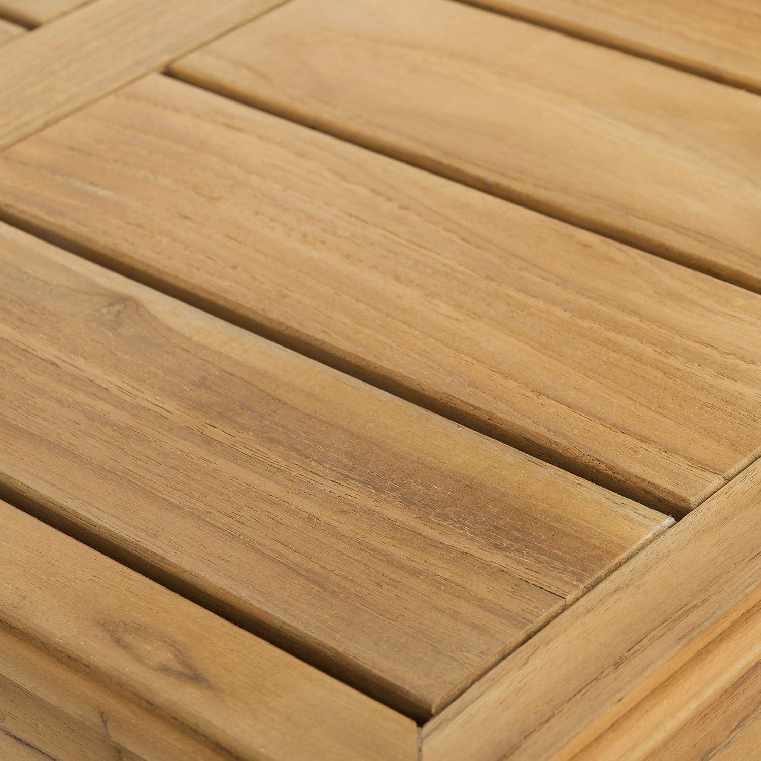 image:imageSAFAVIEH Couture Montford Brazilian Teak Coffee TableNatural Teak