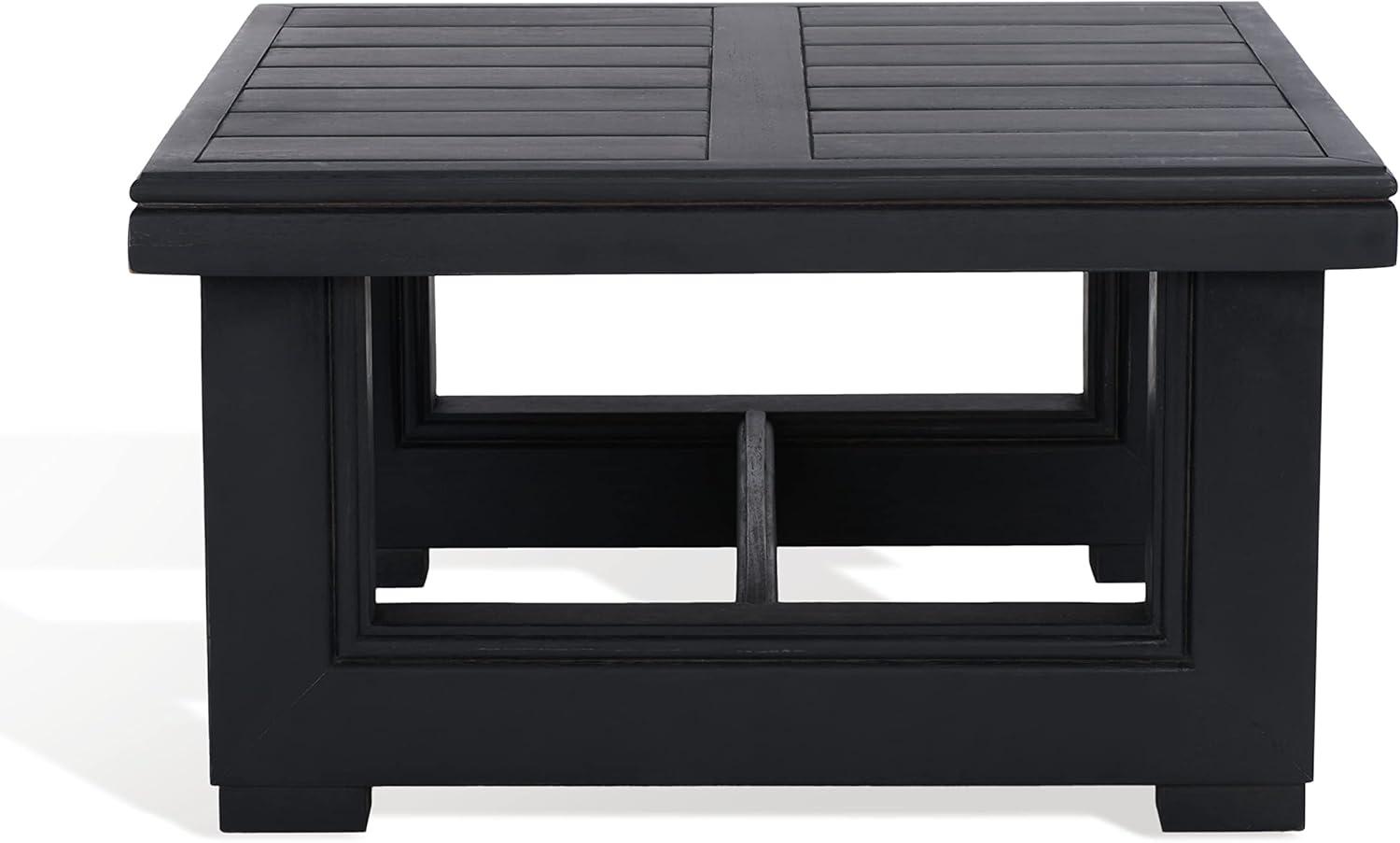 image:imageSAFAVIEH Couture Outdoor Collection CPT1002 Table BlackBlack