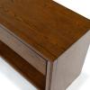 SAFAVIEH Couture Collection – Darnell Medium Oak Nightstand, 1 Drawer with Storage Shelf, Fully Assembled, Modern Bedroom Accent Table (SFV2152C)(Medium Oak)