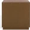SAFAVIEH Couture Collection – Frankie Walnut Brown Burl 2 Drawer Nightstand, Modern Bedside Table with Storage, Fully Assembled Bedroom Furniture (SFV7724A)(Walnut Burl)
