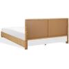 SAFAVIEH Couture Collection – Glenburg Queen Bed, Natural Woven Banana Stem & Wood Frame, Tropical Coastal Design, No Box Spring Needed (SFV1327A-Q)(Natural)