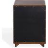 SAFAVIEH Couture Collection – Guillermo Walnut 3 Drawer Wood Nightstand, Fully Assembled Modern Bedroom Storage Accent (SFV4270A)(Walnut)