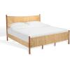 SAFAVIEH Couture Collection – Ivyanne King Bed, Natural Woven Banana Stem & Wood Frame, Tropical Coastal Design, No Box Spring Needed (SFV1311A-K)(Natural)