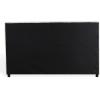 SAFAVIEH Couture Collection – Mallika Grey Corduroy Queen Bed, Channel Tufted Headboard, Plush Upholstery, No Box Spring Needed (SFV6117B-Q)(Grey/Black)