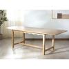 SAFAVIEH Couture Collection – Rhylee Walnut Brown Extendable Wood Dining Table, Rectangular Design, Seats up to 6 (SFV4217C)(Natural)