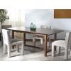 SAFAVIEH Couture Collection – Rhylee Walnut Brown Extendable Wood Dining Table, Rectangular Design, Seats up to 6 (SFV4217C)(Walnut)