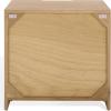SAFAVIEH Couture Collection – Riverside Natural Oak Wood 3-Drawer Nightstand, Classic Bedroom Storage Accent, Fully Assembled (SFV9759A)(Natural Oak)