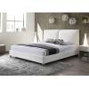 SAFAVIEH Couture Collection – Sophianna Dark Grey Upholstered Platform Bed with Headboard, Queen Size, Modern Design (SFV1801B-Q)(Ivory/Natural)