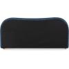 SAFAVIEH Couture Collection Beccarose Light Brown/Walnut Velvet Queen Size Bed(Navy/Natural)