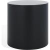 SAFAVIEH Couture Collection Daiya Black Round 1-Drawer Nightstand (Fully Assembled)(Black)