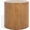 SAFAVIEH Couture Collection Daiya Black Round 1-Drawer Nightstand (Fully Assembled)(Natural)