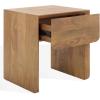 SAFAVIEH Couture Collection Grigorio Brown Solid Wood 1-Drawer Nightstand (Fully Assembled)(Brown)