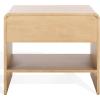 SAFAVIEH Couture Collection Haydriana Natural Brown 1-Drawer Nightstand (Fully Assembled)(Natural)