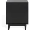 SAFAVIEH Couture Collection Roseanne Black & Natural Brown Banana Stem 1-Drawer Nightstand(Black/Natural)