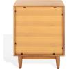 SAFAVIEH Couture Collection Roseanne Black & Natural Brown Banana Stem 1-Drawer Nightstand(Natural)