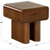 SAFAVIEH Couture Collection Torricelli Mid-Century Modern 1-Drawer Nightstand Bedside Accent Table(Medium Oak)