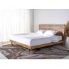 SAFAVIEH Couture Home Dalvin Natural and Distressed Whitewash Wood Queen Bed Platform(Natural)