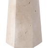 SAFAVIEH Couture Lighting Collection Gabryanna Travertine/White 26-inch Dimmable Table Lamp for Bedroom Living Room Home Office Desk Nightstand (LED Bulb Included)