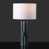 SAFAVIEH Couture Lighting Collection Tolliver Dark Green/White Marble 28-inch Table Lamp for Bedroom Living Room Home Office Desk Nightstand (LED Bulb Included)