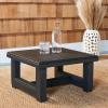 SAFAVIEH Couture Outdoor Collection CPT1002 Table, Black(Black)