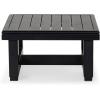 SAFAVIEH Couture Outdoor Collection CPT1002 Table, Black(Black)