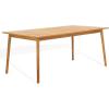 SAFAVIEH Couture Outdoor Collection Mayaguana Natural Solid Teak Wood Dining Table