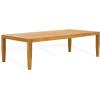 SAFAVIEH Couture Outdoor Collection Samoa Natural Brown Brazilian Teak Solid Wood Patio Coffee Table
