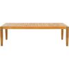 SAFAVIEH Couture Outdoor Collection Samoa Natural Brown Brazilian Teak Solid Wood Patio Coffee Table