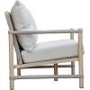 SAFAVIEH Couture Outdoor Patio Furniture Collection – Dorianna Accent Chair, Sand & Beige Woven Rope and Removable Cushions (CPT4004A)(Sand/Beige)